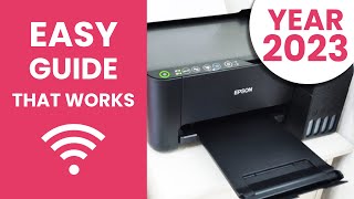 EPSON L3150  L3250  L4150  ET2700 WiFi Setup  How to connect printer to wireless router [upl. by Seidel]