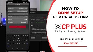 DDNS Setup for CP Plus DVR [upl. by Fowler116]