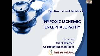 Neonatal HIE Hypoxic Ischemic Encephalopathy Prof Omar Basem Elkhatib [upl. by Rutherford]