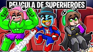 Hicimos una PELÍCULA de SUPERHÉROES en Roblox [upl. by Gelb]