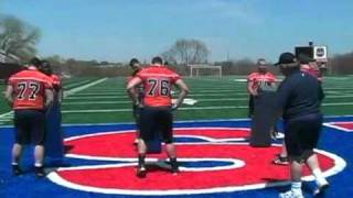 Football Drills  Offensive Line Secrets [upl. by Eldoree]