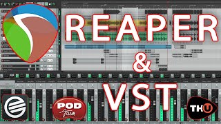 Comment Installer et Utiliser un VST sur Reaper  Guitar Rig Amplitube Et régler les problèmes [upl. by Annahsal]