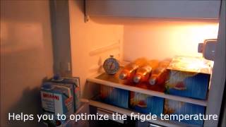 EcoSavers FridgeFreezer Thermometer Productvideo [upl. by Rudich]