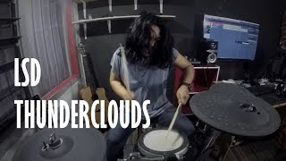 LSD  Thunderclouds ft SiaDiploLabrinth  Drum Cover by zyjado [upl. by Olatha]