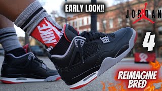 DONT BUY BEFORE WATCHING THIS JORDAN 4 REIMAGINED BRED OVERVIEW COMFORTABILITY amp SIZING TIPS [upl. by Arnaldo]