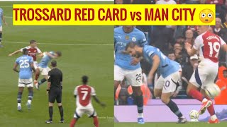 Man City vs Arsenal FULL REACTION Trossard’s red card Haaland’s 100th goal  much more  ESPN FC [upl. by Orelie]