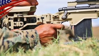 M40A6 Sniper Rifle Shoot  US Marines Newest Sniper Rifle  M40A6スナイパーライフル射撃・米海兵隊の最新バージョン狙撃銃 [upl. by Farl]