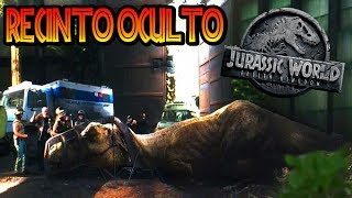 RECINTO OCULTO DEL TREX EN JURASSIC WORLD REVELACIÓN [upl. by Hurlow]