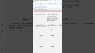 A simple but powerful Social Media Content Calendar  Google Sheets Template 😊👩🏻‍💻✨socialmediatips [upl. by Ellehs]
