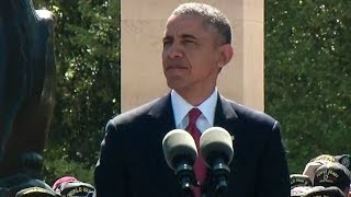 President Obama Commemorates the 70th Anniversary of DDay [upl. by Nedarb]