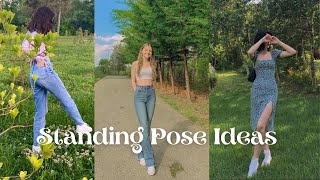 Fun Standing Poses  50 Standing Poses  Ideas For Girls Standing Poses Easy and Simple Poses [upl. by Sesmar]