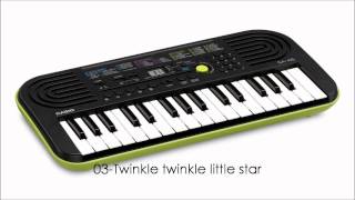 Casio SA46 Demo Tracks [upl. by Sher]