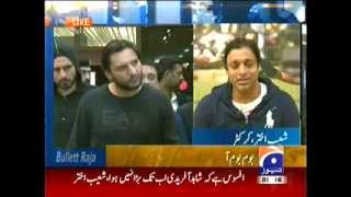 Shahid Afridi vs Shoaib Akhtar  BIG Media FIGHT [upl. by Roberson]