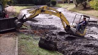 Aggravated Retention Pond Dredging [upl. by Ettenyar]