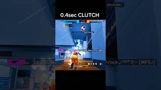 UNTHINKING CLUTCH 04sec 🍷💀freefire trending viralvideo gamingvideos foryoupage white444 [upl. by Enelec]