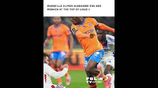 Marseille climbs alongside PSG and Monaco at the top of Ligue 1 football ligue1 [upl. by Ayalahs]