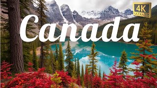 Lush nature of CANADA in 4K ULTRA HD  Video with relaxing music [upl. by Pickering487]