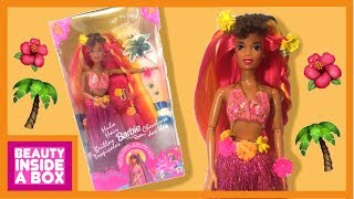 Hula Hair Barbie Christie Doll Review 1996 [upl. by Ilagam]