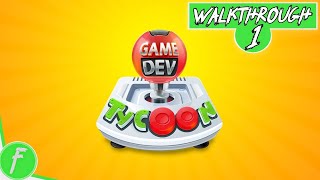 Game Dev Tycoon FULL WALKTHROUGH Gameplay HD PC  NO COMMENTARY  PART 1 [upl. by Alvar]