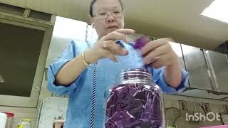 purple cabbage pickels [upl. by Telrahc]