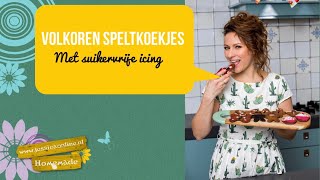 Trakteren met Jessica Mendels  Volkoren Spelt koekjes [upl. by Denie]