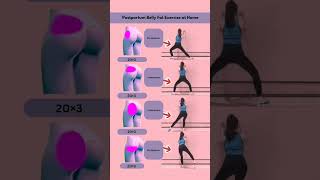 Postpartum Belly fat exercise at home🏠 postpartum bellyfat workout exercise bellyfatloss yoga [upl. by Baudoin279]