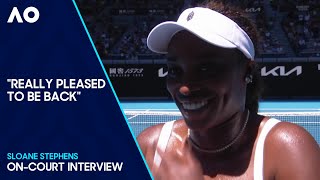 Sloane Stephens OnCourt Interview  Australian Open 2024 First Round [upl. by Dominica]