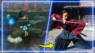 Japanese Sword Experts RECREATE moves from Nioh 2  Experts Try [upl. by Shamma]