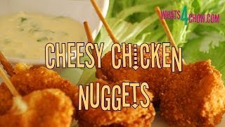 Cheesy Chicken Nuggets Crispy fried chicken nuggets with a wonderful cheesy flavor [upl. by Yrrehc]