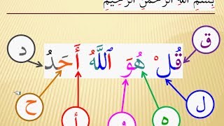 leçon 6  lettres ه و أ ح د [upl. by Nila]