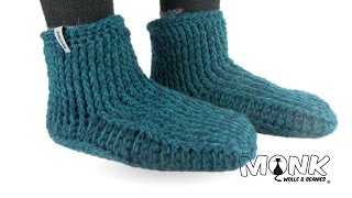 MonkGammlos Hüttenschuhe häkeln Teil 2 [upl. by Edahs]