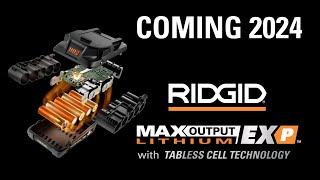 INTRODUCING the RIDGID 18V 40Ah MAX Output EXP LithiumIon Battery with Tabless Cell Technology⁠ [upl. by Mihar]