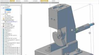 Alibre Design Explosionszeichnung erstellen [upl. by Nnylimaj716]