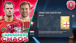 BUILDING OUR STARTER SQUAD CARRAGHERS CHAOS EPSISODE 1FC25 SERIES [upl. by Aicitel]