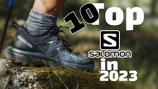 Top 10 Salomon Shoes in 2023👟 The best shoes for hiking and walking🥾 [upl. by Guttery]