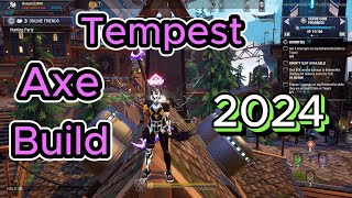 Dauntless  Tempest Axe Build 2024 [upl. by Aniarrol]