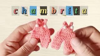 CHAMBRITA Souvenir para baby shower a crochet ‼️🍼🐣👼 [upl. by Solracsiul]