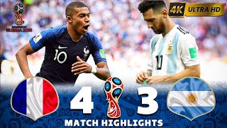 France vs Argentina 43  2018 FIFA WORLD CUP  HD EXTENDED HIGHLIGHTS [upl. by Idorb]