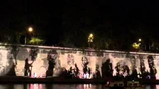 William Kentridge Triumph and Lament lo spettacolo sul Tevere [upl. by Sapowith822]