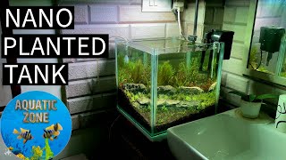 Nano Aquascape  Nano Planted Aquarium  aquaticzone plantedtank [upl. by Ttessil755]