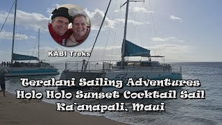 Teralani Sailing Adventures Holo Holo Sunset Cocktail Sail  Ka’anapali Maui [upl. by Catlin67]