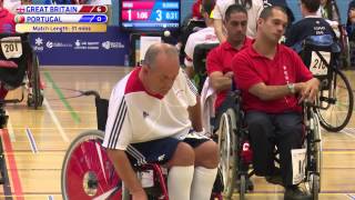 2015 Boccia Europeans  BC1BC2 Team SemiFinal  GB v Portugal [upl. by Sikata255]