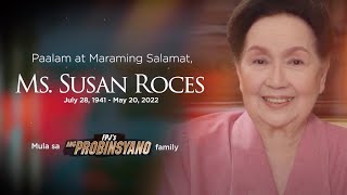 Paalam at maraming salamat Kapamilya Ms Susan Roces [upl. by Ikaz92]