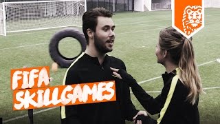 FIFA SKILL GAMES IN REAL LIFE ft FC ROELIE VS MASCHA [upl. by Yenittirb51]