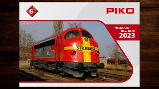 PIKO Neuheiten G 2023 – Modellbahn Modelleisenbahn Katalog [upl. by Drahser742]