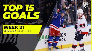 The Best NHL Goals of Week 21  Marner Tarasenko Zegras  202223 Season [upl. by Aniakudo]