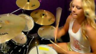 Caitlin  PARAMORE  Born For this  Drum Cover [upl. by Kala]