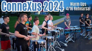 ConneXus 2024 Warm Ups  WGI Finals Week Rehearsal [upl. by Araic]