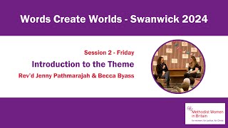 Introduction to the Theme  Session 2  MWiB Swanwick Conference 2024 [upl. by Atinaj184]