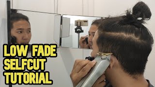 EASIEST Low Fade Selfcut Tutorial No 05 Guard REQUIRED [upl. by Havard721]